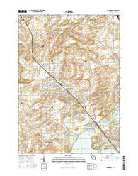 Waunakee Wisconsin Current topographic map, 1:24000 scale, 7.5 X 7.5 Minute, Year 2016