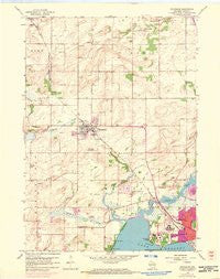 Waunakee Wisconsin Historical topographic map, 1:24000 scale, 7.5 X 7.5 Minute, Year 1959