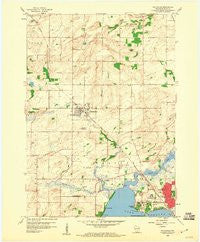 Waunakee Wisconsin Historical topographic map, 1:24000 scale, 7.5 X 7.5 Minute, Year 1959