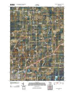 Waupun North Wisconsin Historical topographic map, 1:24000 scale, 7.5 X 7.5 Minute, Year 2010