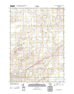Waupun North Wisconsin Historical topographic map, 1:24000 scale, 7.5 X 7.5 Minute, Year 2013