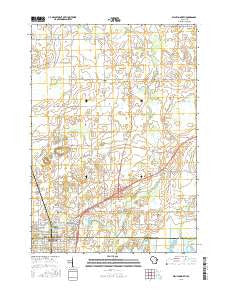 Waupun North Wisconsin Current topographic map, 1:24000 scale, 7.5 X 7.5 Minute, Year 2015