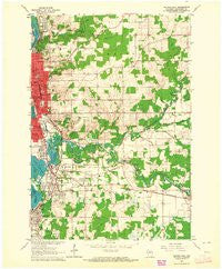 Wausau East Wisconsin Historical topographic map, 1:24000 scale, 7.5 X 7.5 Minute, Year 1963