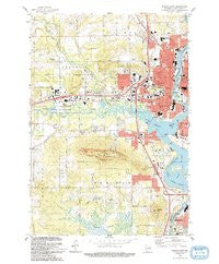 Wausau West Wisconsin Historical topographic map, 1:24000 scale, 7.5 X 7.5 Minute, Year 1993