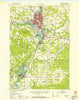 Wausau Wisconsin Historical topographic map, 1:48000 scale, 15 X 15 Minute, Year 1953