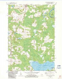 Wausaukee South Wisconsin Historical topographic map, 1:24000 scale, 7.5 X 7.5 Minute, Year 1982