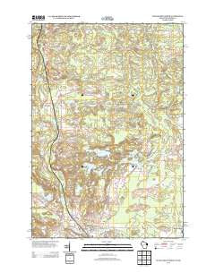 Wausaukee North Wisconsin Historical topographic map, 1:24000 scale, 7.5 X 7.5 Minute, Year 2013