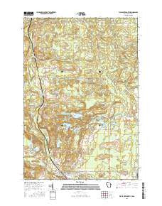 Wausaukee North Wisconsin Current topographic map, 1:24000 scale, 7.5 X 7.5 Minute, Year 2016