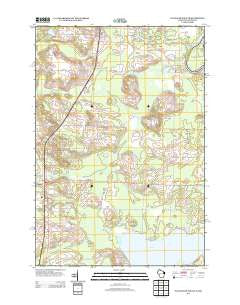 Wausaukee South Wisconsin Historical topographic map, 1:24000 scale, 7.5 X 7.5 Minute, Year 2013
