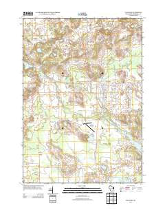 Wautoma Wisconsin Historical topographic map, 1:24000 scale, 7.5 X 7.5 Minute, Year 2013