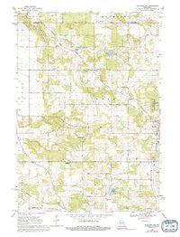 Wautoma Wisconsin Historical topographic map, 1:24000 scale, 7.5 X 7.5 Minute, Year 1968