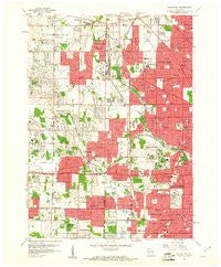 Wauwatosa Wisconsin Historical topographic map, 1:24000 scale, 7.5 X 7.5 Minute, Year 1958