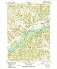 Wauzeka West Wisconsin Historical topographic map, 1:24000 scale, 7.5 X 7.5 Minute, Year 1983