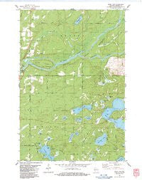 Webb Lake Wisconsin Historical topographic map, 1:24000 scale, 7.5 X 7.5 Minute, Year 1983