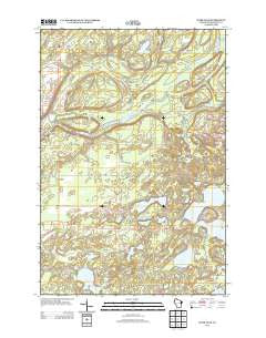 Webb Lake Wisconsin Historical topographic map, 1:24000 scale, 7.5 X 7.5 Minute, Year 2013