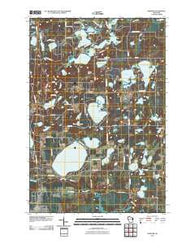 Webster Wisconsin Historical topographic map, 1:24000 scale, 7.5 X 7.5 Minute, Year 2010