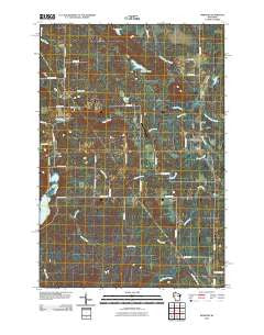 Weirgor Wisconsin Historical topographic map, 1:24000 scale, 7.5 X 7.5 Minute, Year 2010
