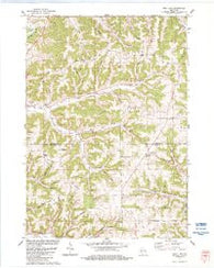 West Lima Wisconsin Historical topographic map, 1:24000 scale, 7.5 X 7.5 Minute, Year 1983