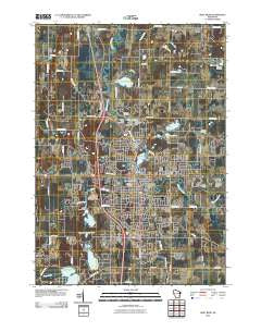 West Bend Wisconsin Historical topographic map, 1:24000 scale, 7.5 X 7.5 Minute, Year 2010