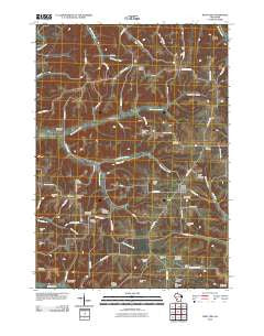 West Lima Wisconsin Historical topographic map, 1:24000 scale, 7.5 X 7.5 Minute, Year 2010