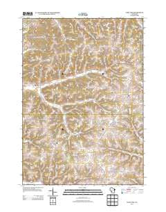 West Lima Wisconsin Historical topographic map, 1:24000 scale, 7.5 X 7.5 Minute, Year 2013