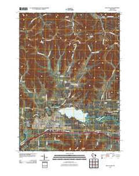 West Salem Wisconsin Historical topographic map, 1:24000 scale, 7.5 X 7.5 Minute, Year 2010