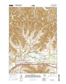 West Salem Wisconsin Current topographic map, 1:24000 scale, 7.5 X 7.5 Minute, Year 2015