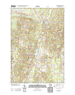 Westboro Wisconsin Historical topographic map, 1:24000 scale, 7.5 X 7.5 Minute, Year 2013