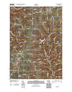 Westby Wisconsin Historical topographic map, 1:24000 scale, 7.5 X 7.5 Minute, Year 2010