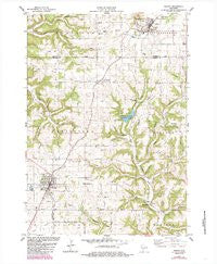 Westby Wisconsin Historical topographic map, 1:24000 scale, 7.5 X 7.5 Minute, Year 1983