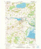 Weyauwega Wisconsin Historical topographic map, 1:24000 scale, 7.5 X 7.5 Minute, Year 1969