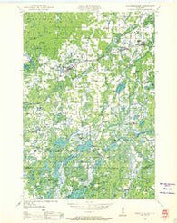 Weyerhauser Wisconsin Historical topographic map, 1:48000 scale, 15 X 15 Minute, Year 1948