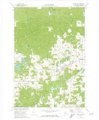 Weyerhauser Wisconsin Historical topographic map, 1:24000 scale, 7.5 X 7.5 Minute, Year 1972