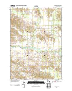 Wheeler Wisconsin Historical topographic map, 1:24000 scale, 7.5 X 7.5 Minute, Year 2013