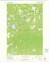 Wheeler Lake Wisconsin Historical topographic map, 1:24000 scale, 7.5 X 7.5 Minute, Year 1972