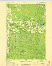 White Lake Wisconsin Historical topographic map, 1:48000 scale, 15 X 15 Minute, Year 1952