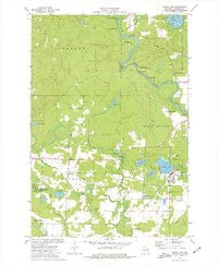 White Lake Wisconsin Historical topographic map, 1:24000 scale, 7.5 X 7.5 Minute, Year 1973