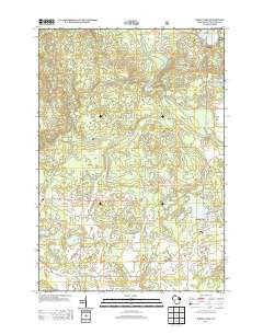 White Lake Wisconsin Historical topographic map, 1:24000 scale, 7.5 X 7.5 Minute, Year 2013