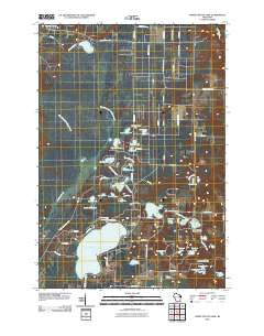White Potato Lake Wisconsin Historical topographic map, 1:24000 scale, 7.5 X 7.5 Minute, Year 2010