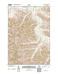 Whitehall Wisconsin Historical topographic map, 1:24000 scale, 7.5 X 7.5 Minute, Year 2013