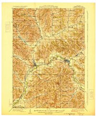 Whitehall Wisconsin Historical topographic map, 1:62500 scale, 15 X 15 Minute, Year 1929