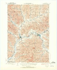 Whitehall Wisconsin Historical topographic map, 1:62500 scale, 15 X 15 Minute, Year 1926