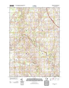 Whitelaw Wisconsin Historical topographic map, 1:24000 scale, 7.5 X 7.5 Minute, Year 2013