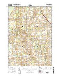 Whitelaw Wisconsin Current topographic map, 1:24000 scale, 7.5 X 7.5 Minute, Year 2015