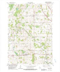 Whitelaw Wisconsin Historical topographic map, 1:24000 scale, 7.5 X 7.5 Minute, Year 1978