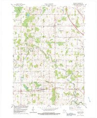 Whitelaw Wisconsin Historical topographic map, 1:24000 scale, 7.5 X 7.5 Minute, Year 1978