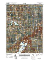 Whitewater Wisconsin Historical topographic map, 1:24000 scale, 7.5 X 7.5 Minute, Year 2010