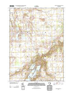 Whitewater Wisconsin Historical topographic map, 1:24000 scale, 7.5 X 7.5 Minute, Year 2013