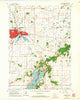 Whitewater Wisconsin Historical topographic map, 1:24000 scale, 7.5 X 7.5 Minute, Year 1960