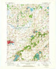 Whitewater Wisconsin Historical topographic map, 1:62500 scale, 15 X 15 Minute, Year 1960